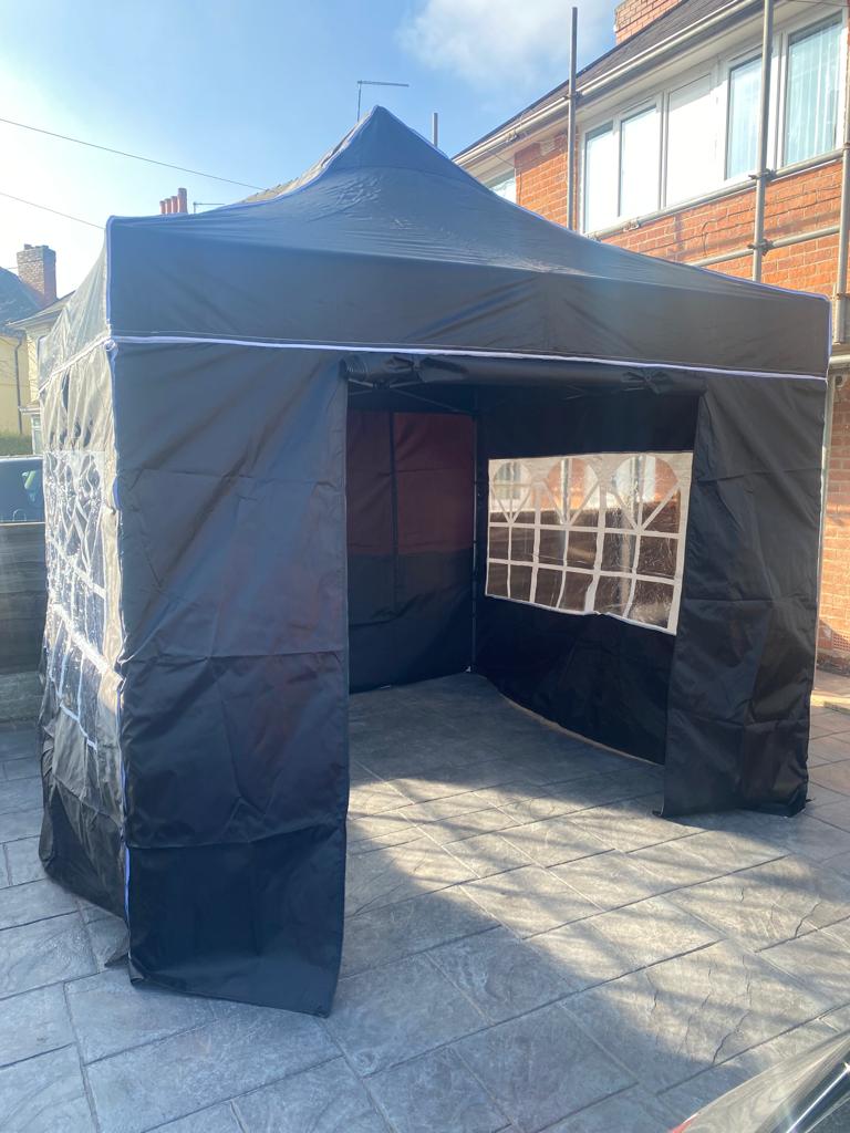 Black Gazebo Bouncy Castle Hire in Manchester Stockport Cheshire