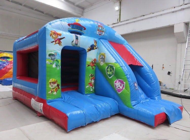 Paw Patrol Slide Combo 12.11x18ft - Bouncy Castle Hire & Hot Tub Hire ...