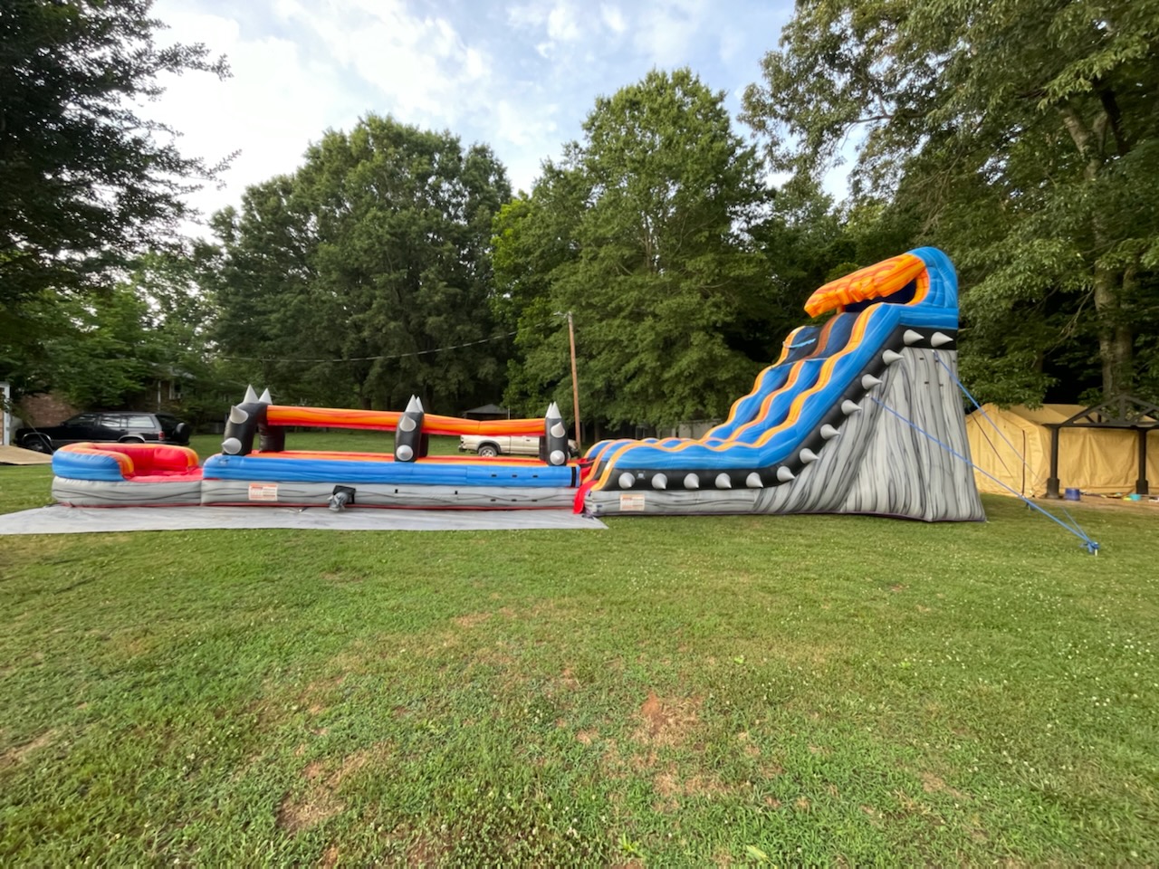 Rocker Slide + Slip n' Dip Best Bounce House Rentals service in Danville Magic Bounce