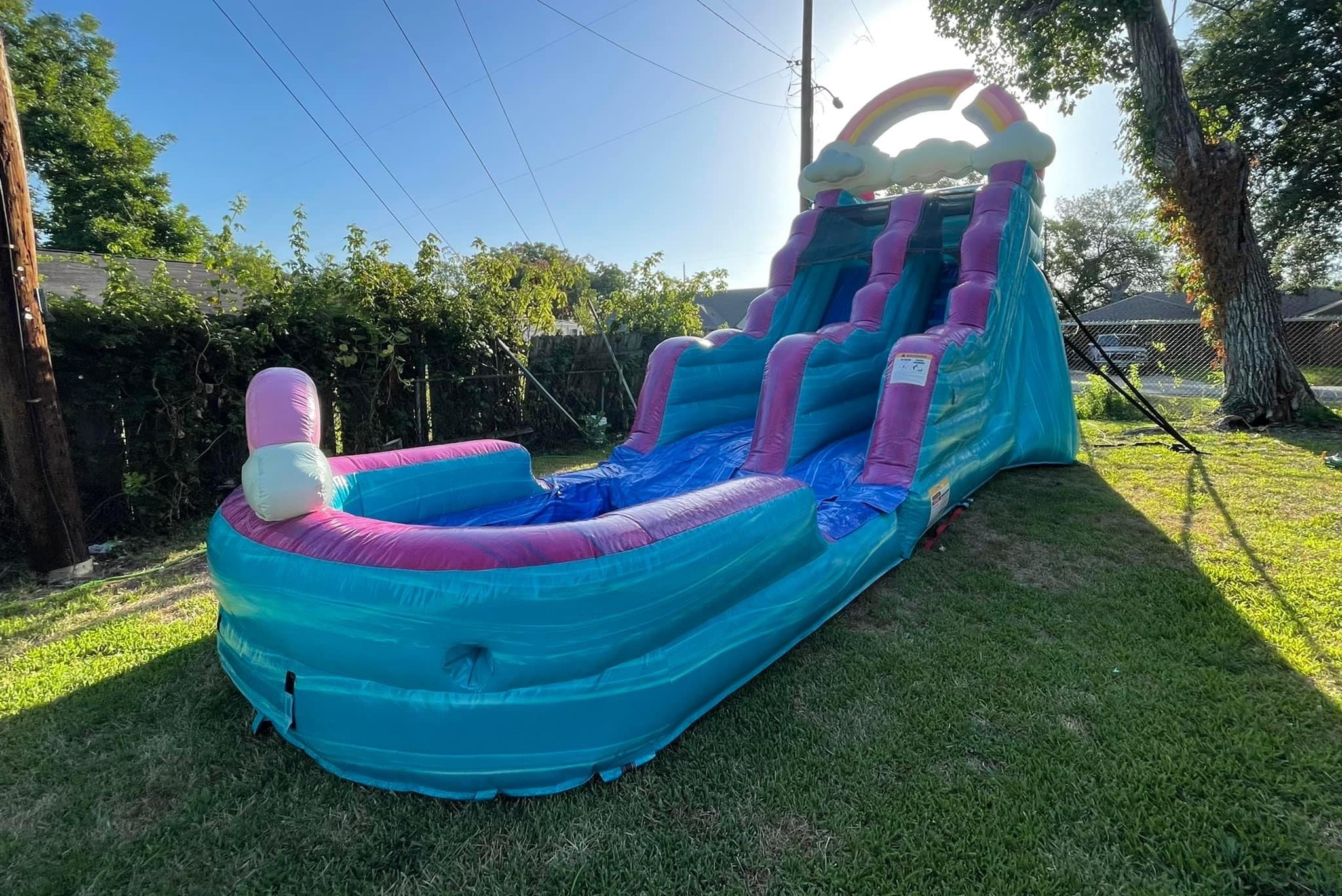 Water Slides Best Party Rentals service in Tx Jump and splash party