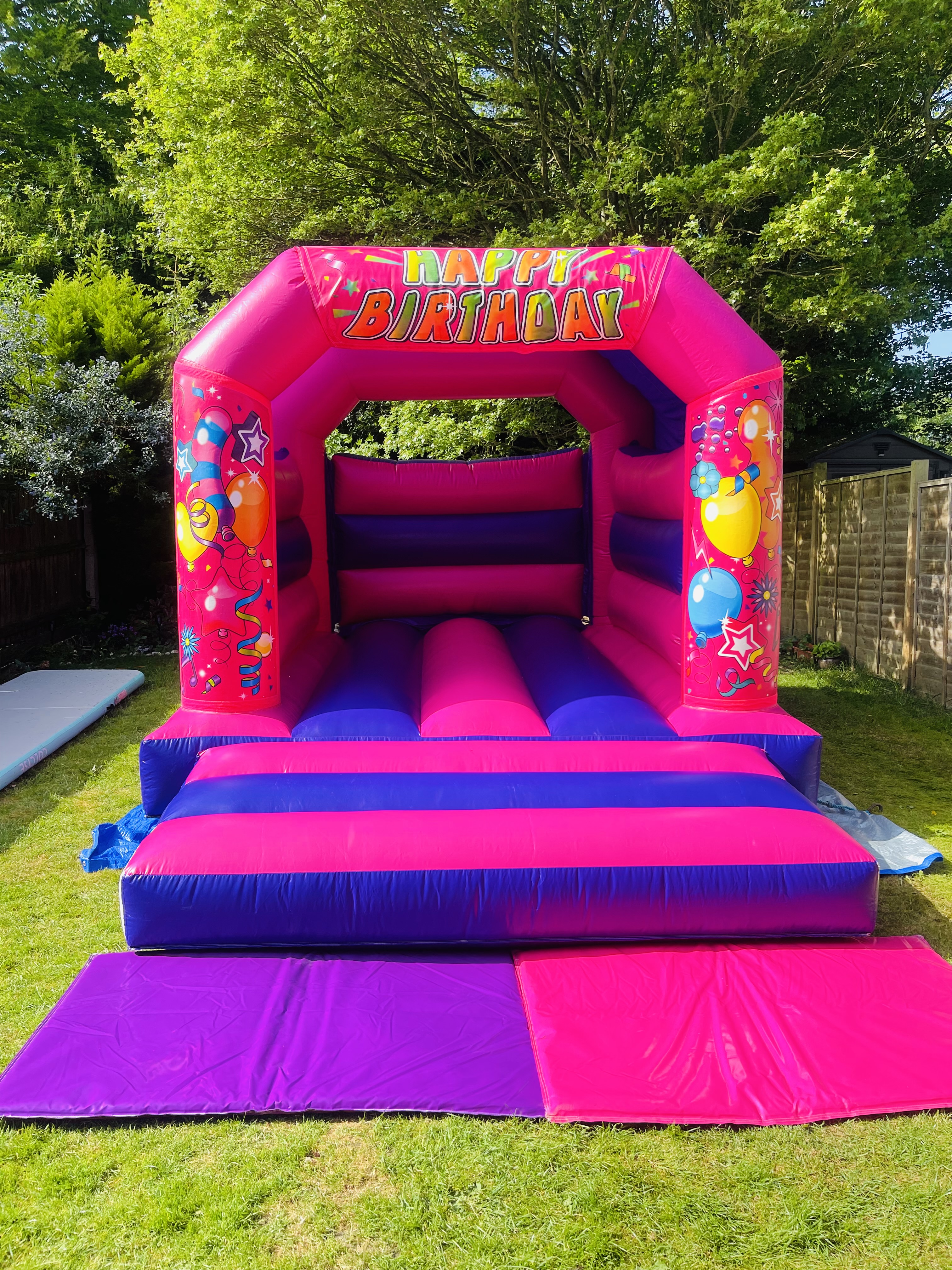 Happy Birthday Castle - Hire in Bicester | Bicester Inflatables