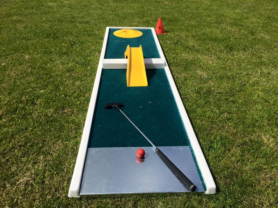 Crazy golf 9 hole Best Bouncy Castle Hire service in Cumbria