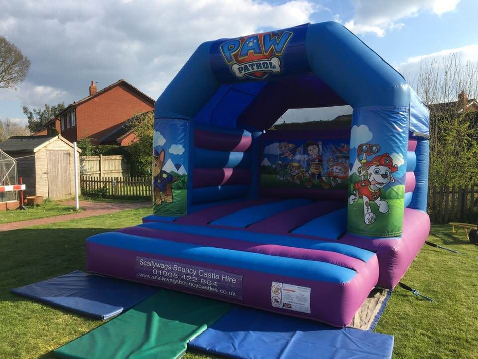 paw patrol bouncy castle