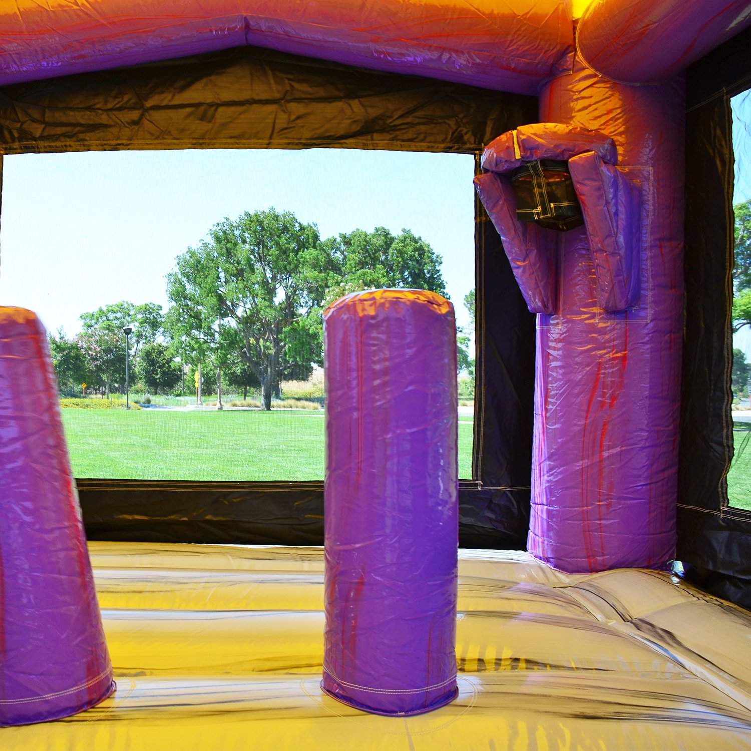 Thunder Double Lane Combo ( Wet or Dry Slide ) Bounce House and Water