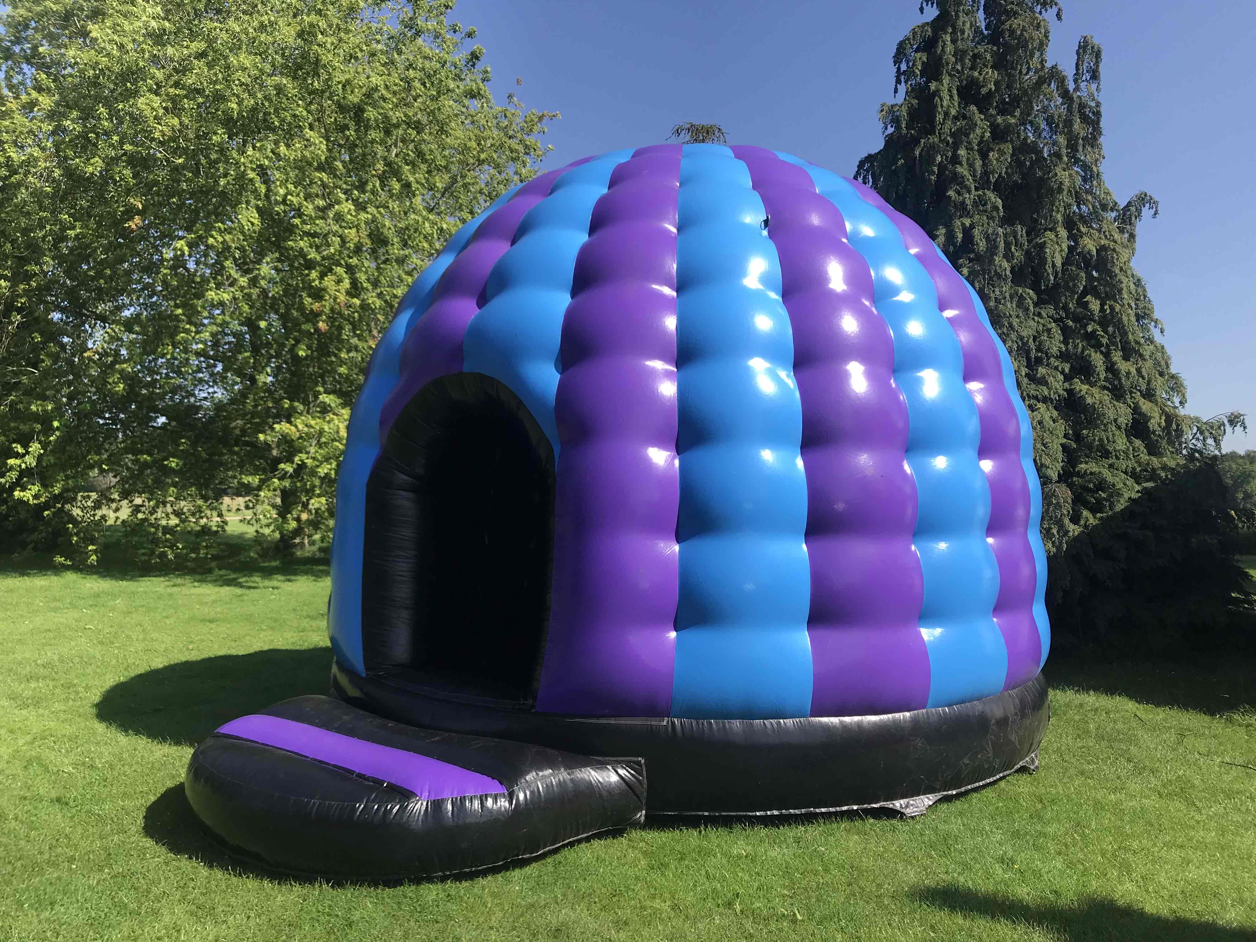 bouncy disco dome hire