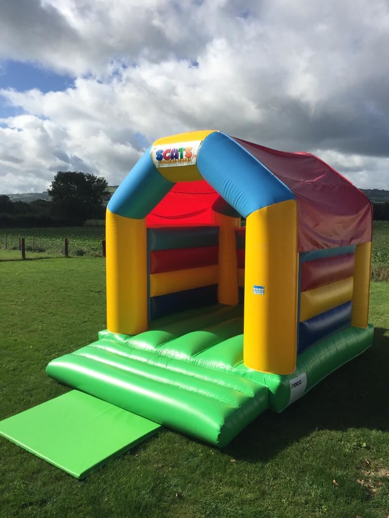 rainbow bouncy castles