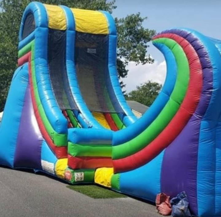 Rampage 21ft slide Best Rentals service in Newark Nj, Edison Nj
