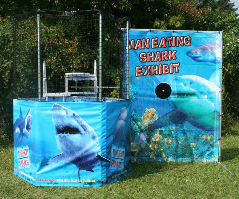 Backyard Shark Dunk Tank Best Inflatable and Ride Rentals, Children's