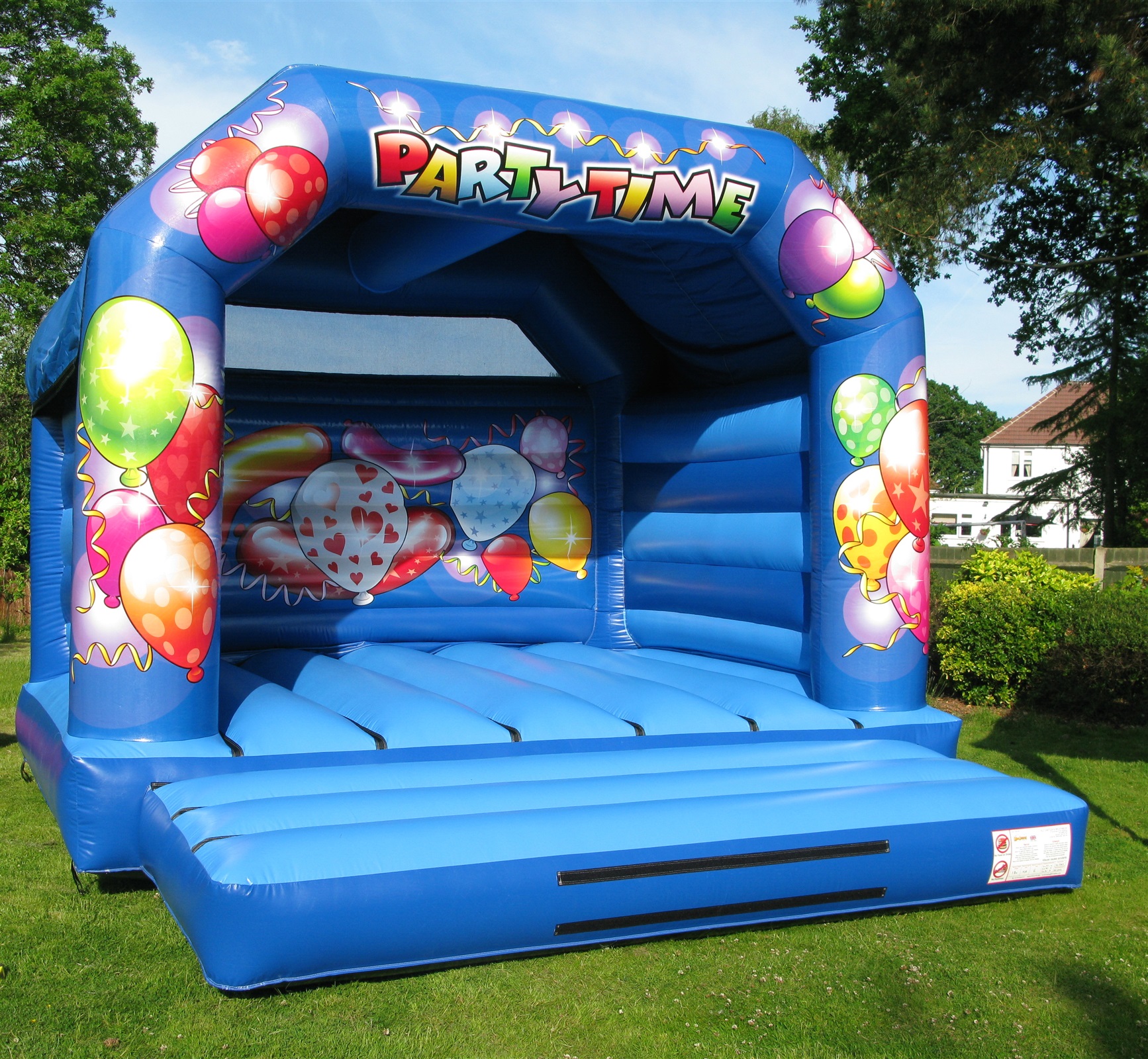 15 X 16 Blue Party Theme - Bouncy Castle Hire in Bromley Croydon South