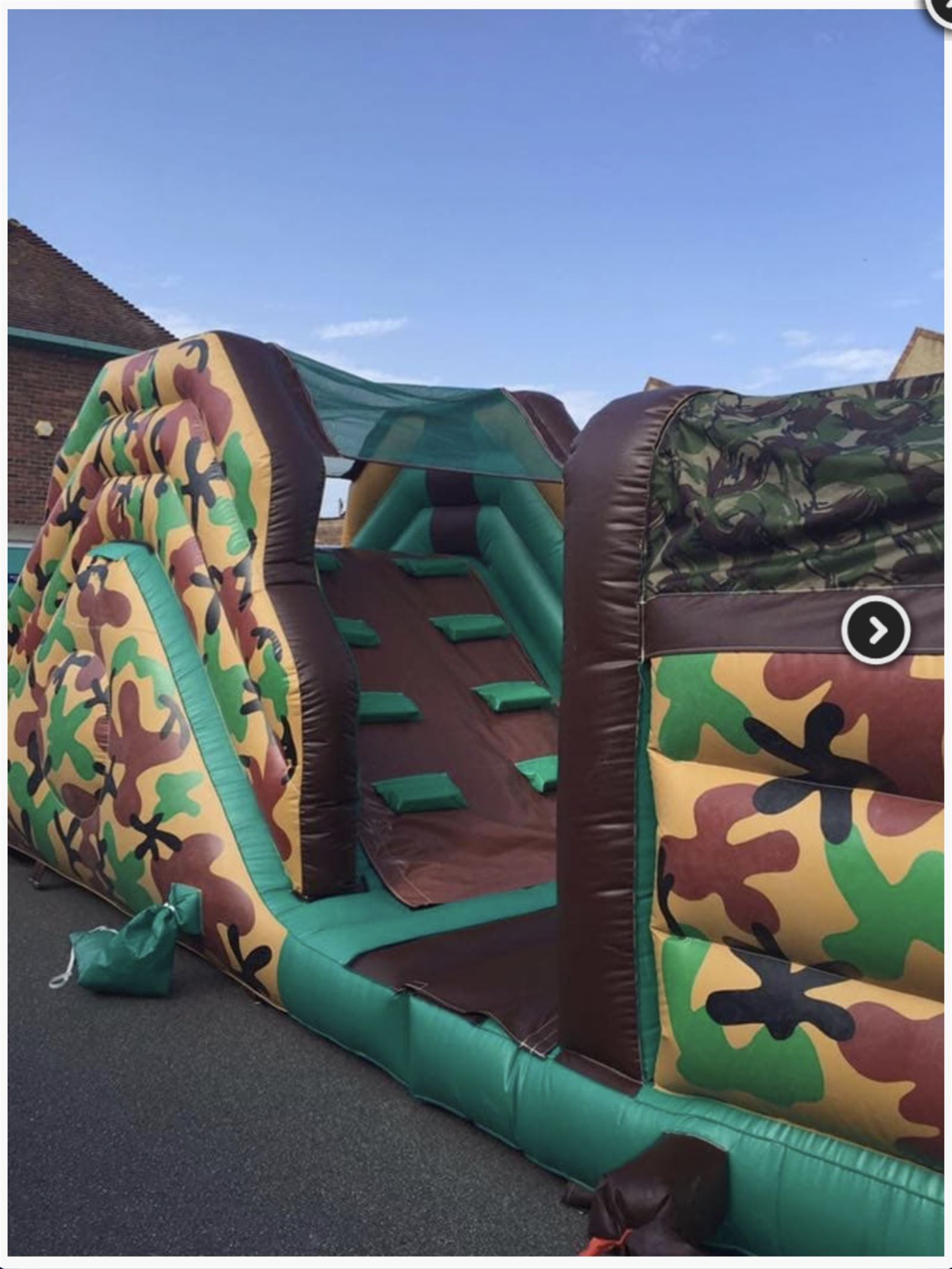 Santa Assault Course 70ft Army Boot Camp Assault Course