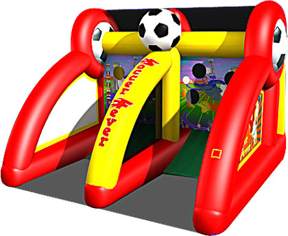 inflatables rentals interactive 5x3 mts doble kick atlanta