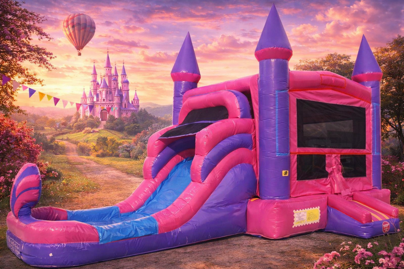 Bounce & Slide Combo - Bounce House Rental in Atlanta | Fly High Bounce ...