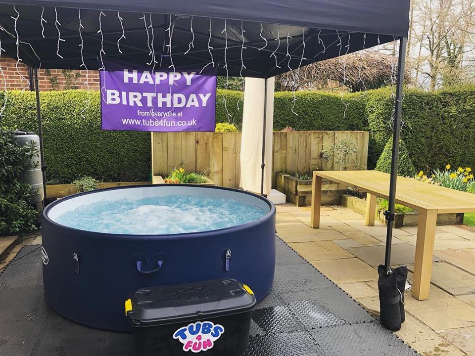 Hot Tub and Gazebo Party Package WEEKEND HIRE