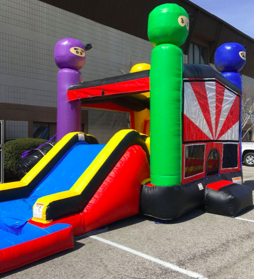 Ninja Fortress Inflatables Combo