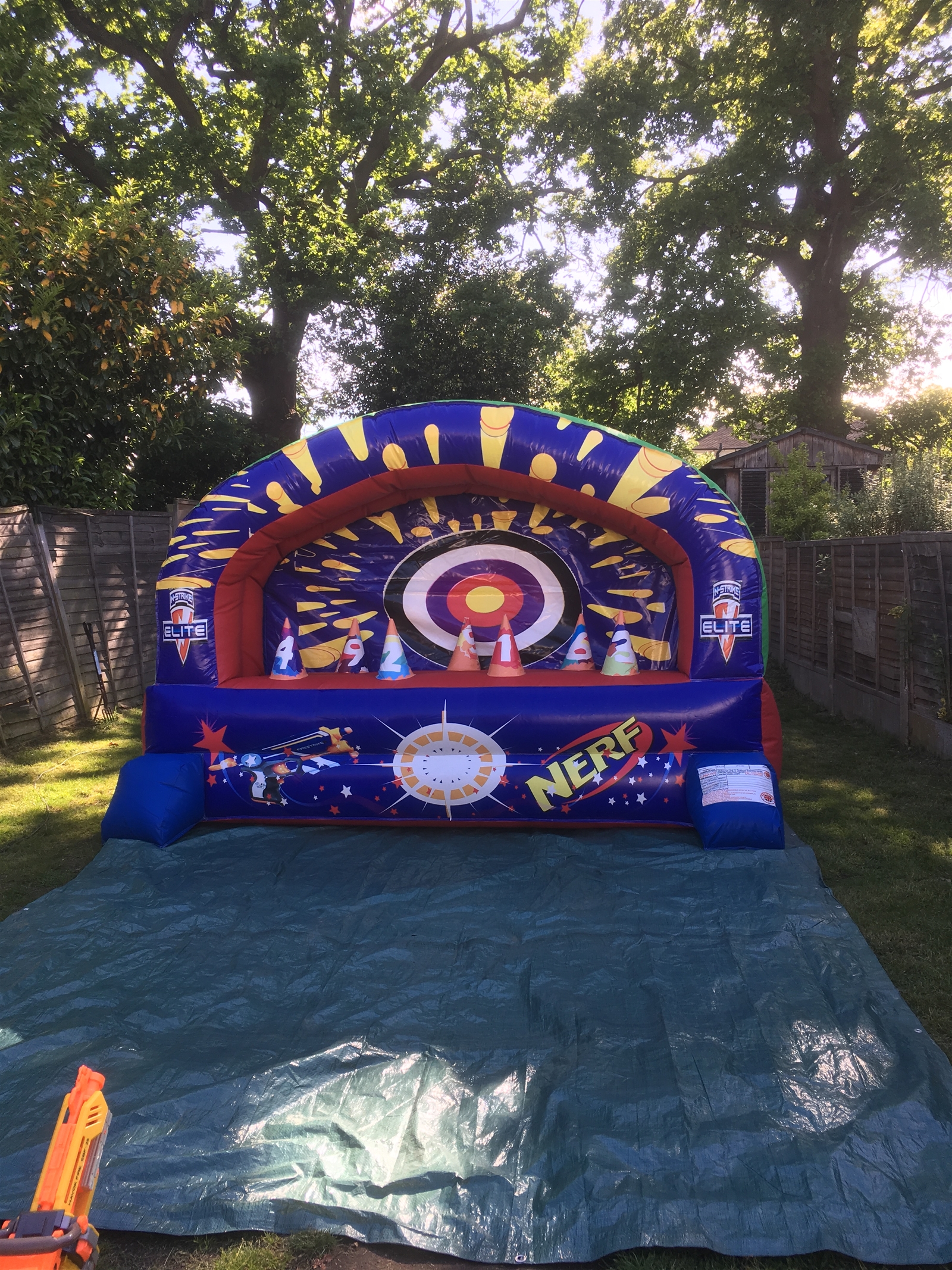 nerf inflatable mega target