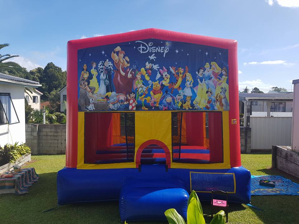 Small Module Bouncy Castle With Themed Banner Hire In Mount Wellington Auckland