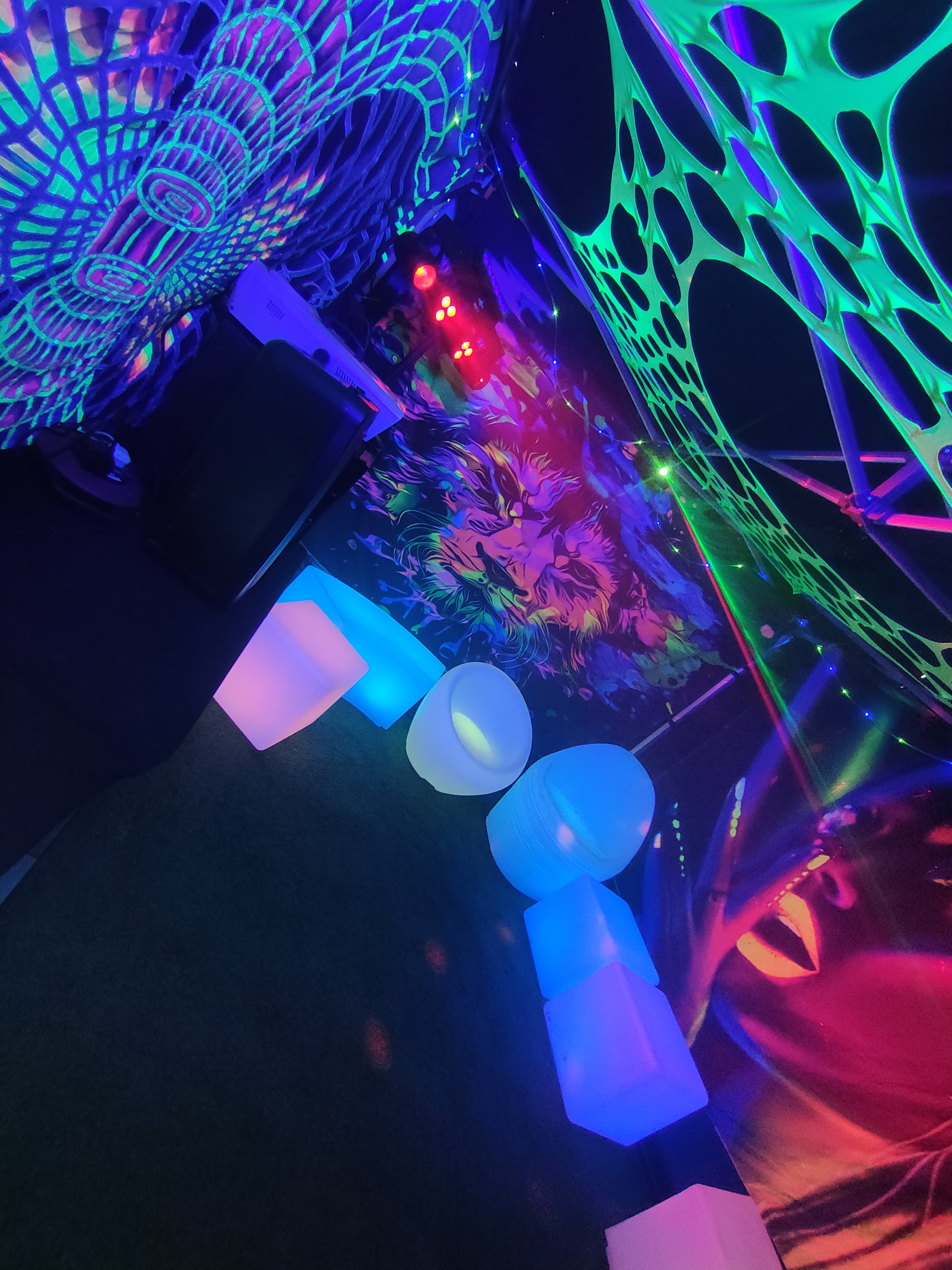 3mx3m UV Theme Party Tent - Hire in Culloville | Tommy's Tubs
