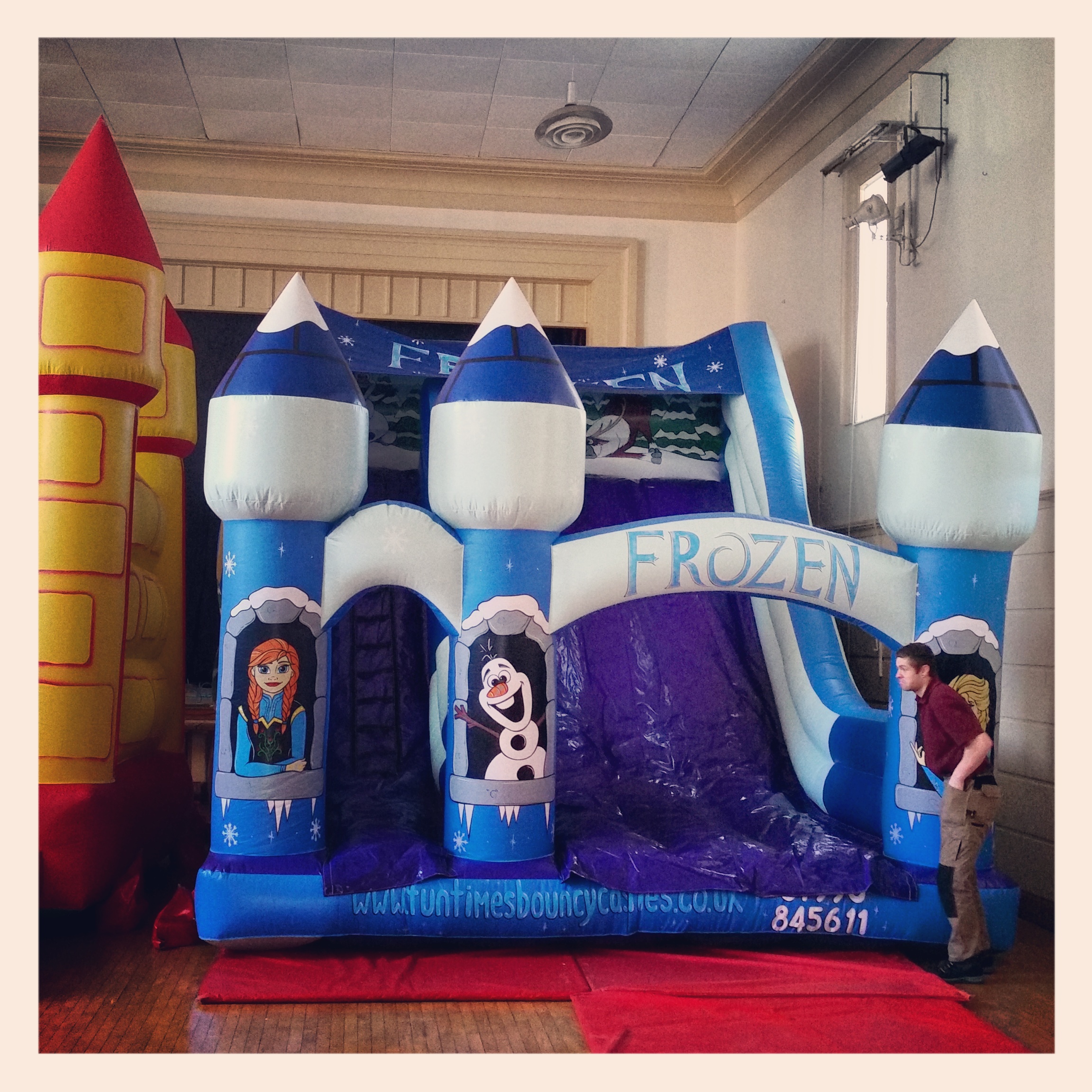 Frozen Super Slide Hire Inflatables Pembrokeshire & Swansea