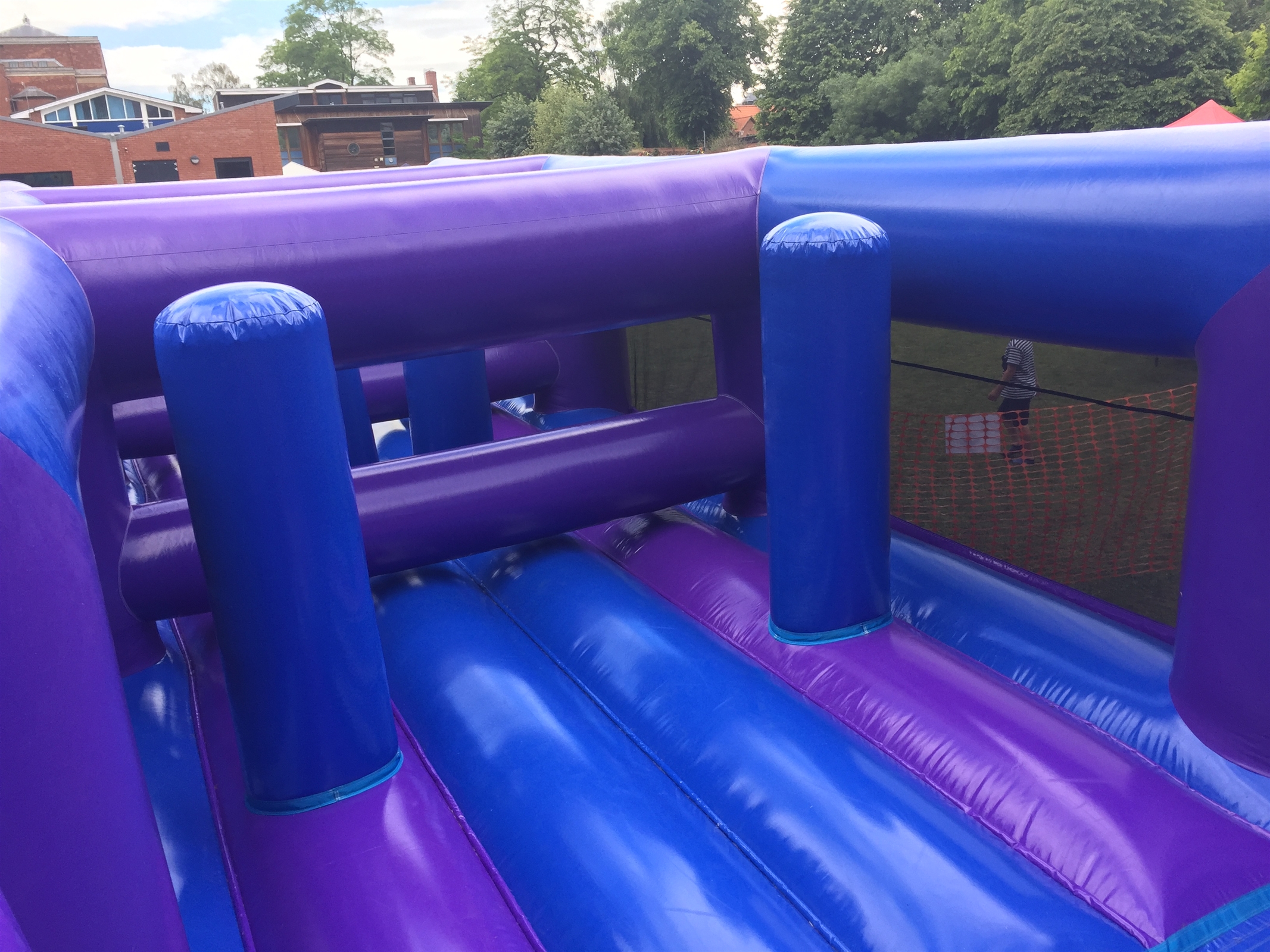 bouncy assault course hire