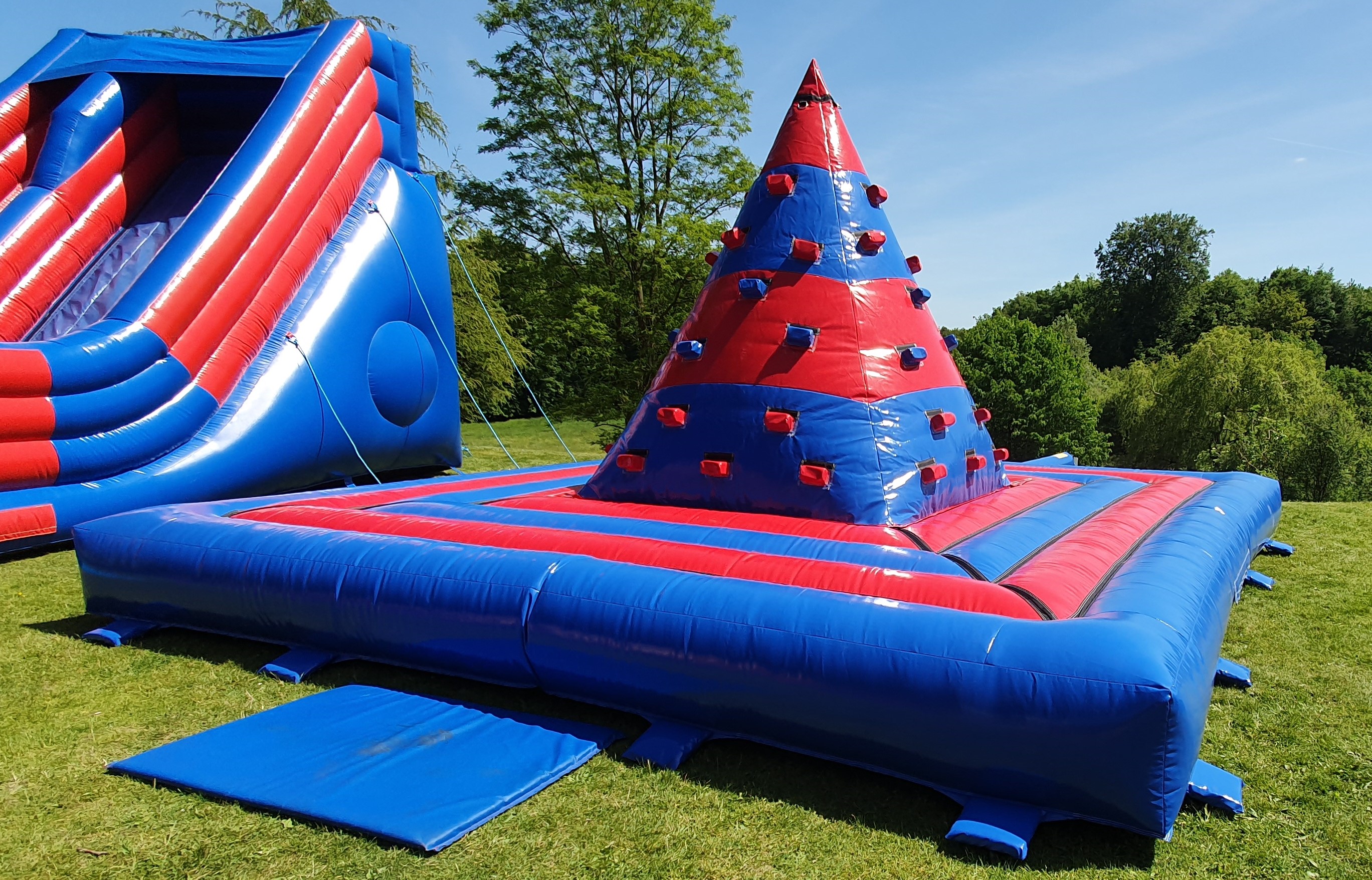 Mountain Climb Bouncy Castle Hire, Slides, Rodeo bull ice cream van