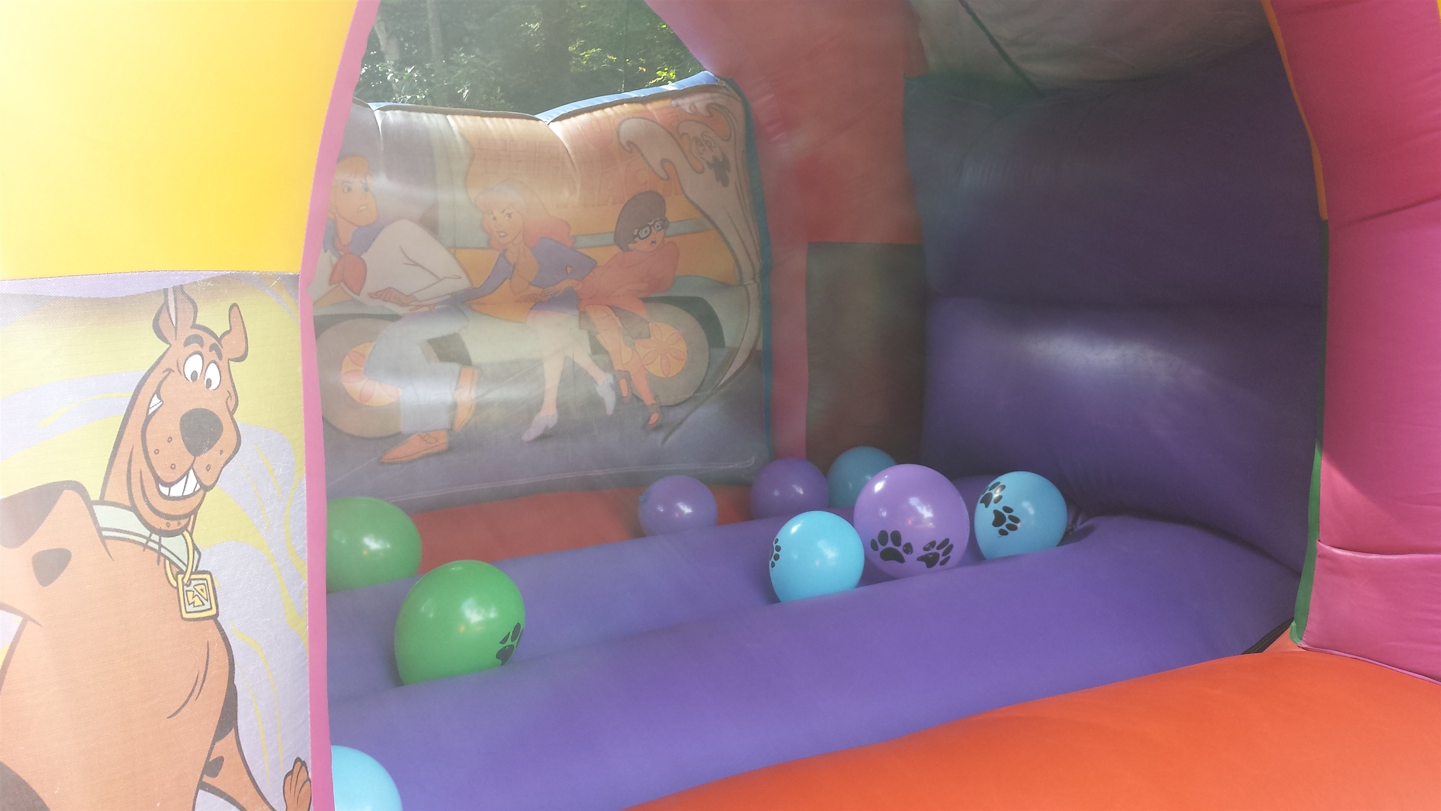 Scooby Doo Slide Bouncy Castle Hire In Surrey Hampshire Guildford Woking Aldershot