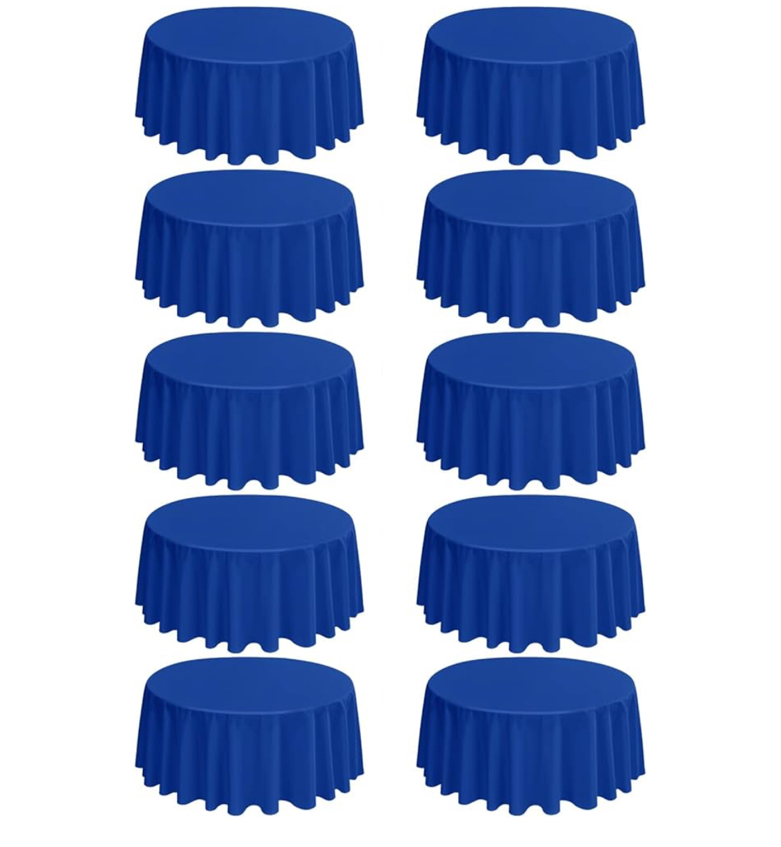 90 Inch round royal blue tablecloth Party Rental Service in Lubbock