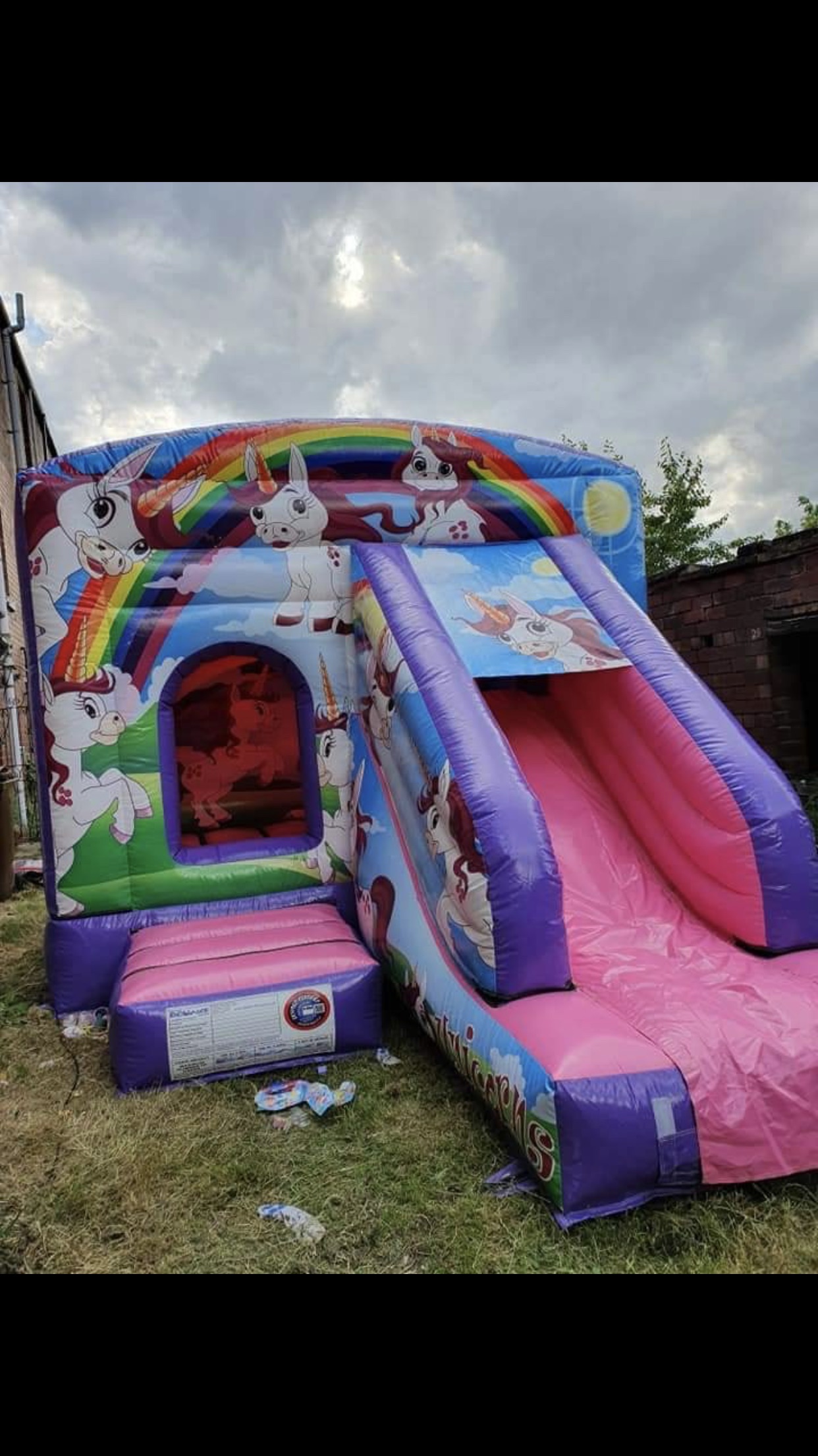 Unicorn Rodeo Ride Rodeo Unicorn - Bouncy Castle Hire in Wolverhampton, Walsall, Cannock ...
