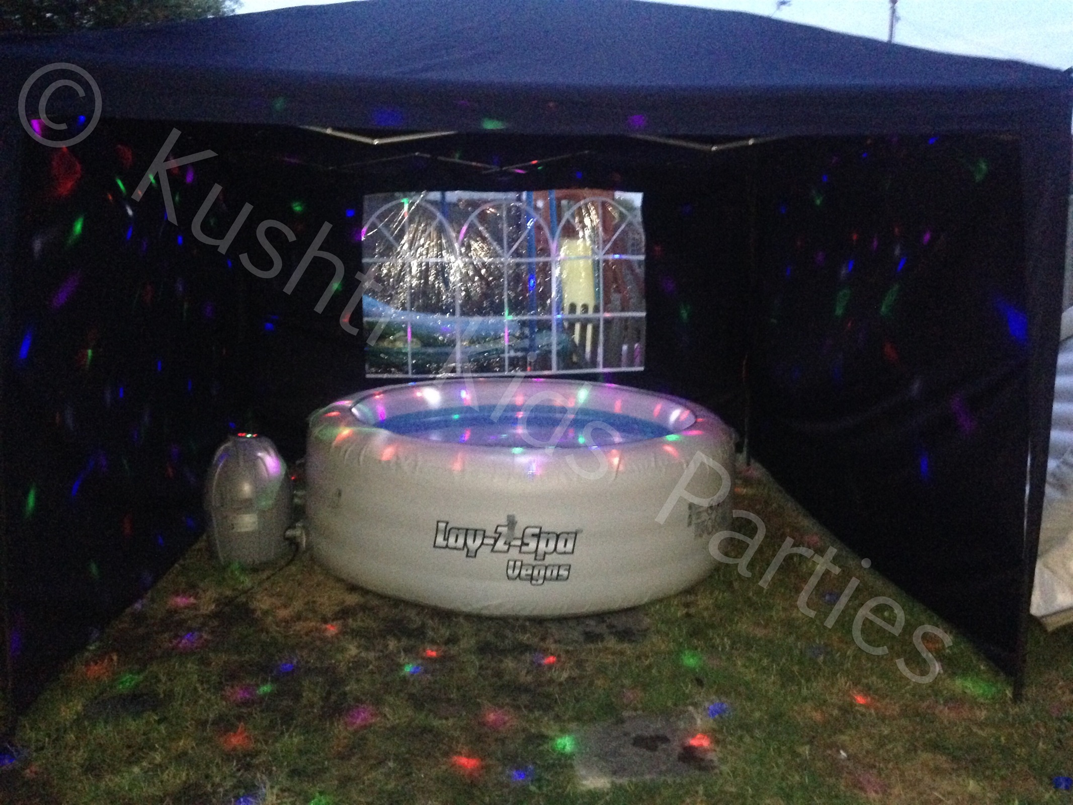 lay packages z spa Tub Disco Play,  Soft Hire  Hot Z Castle, Bouncy Spa Lay