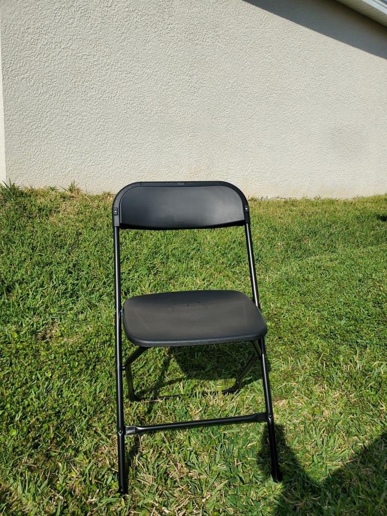 Black Chairs Hire in Fl Bouncing Frowns Upside Down