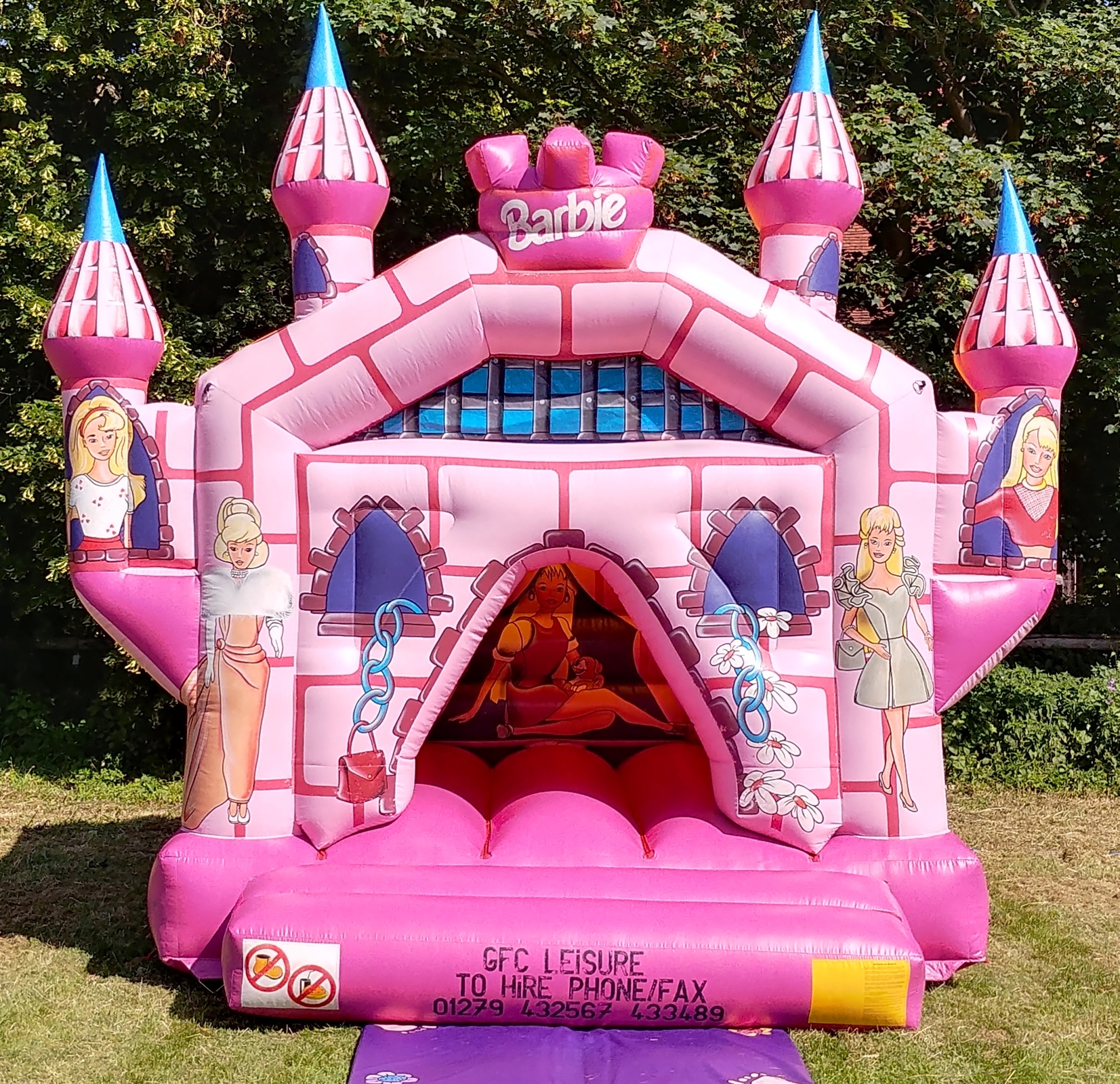 the range bouncy castle