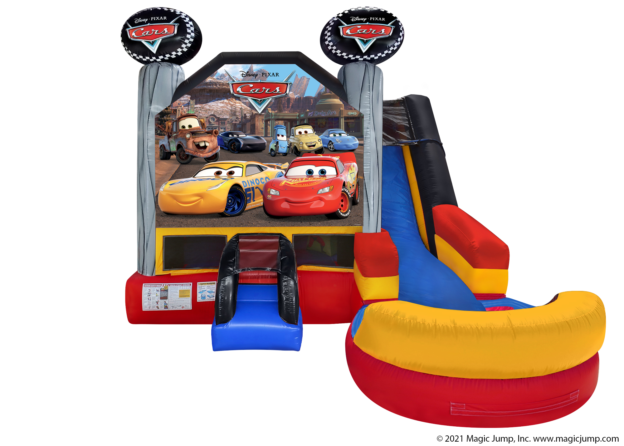 Disney Cars 6 in 1 Combo Bounce House with Pool - Hire in FL | Gloria ...