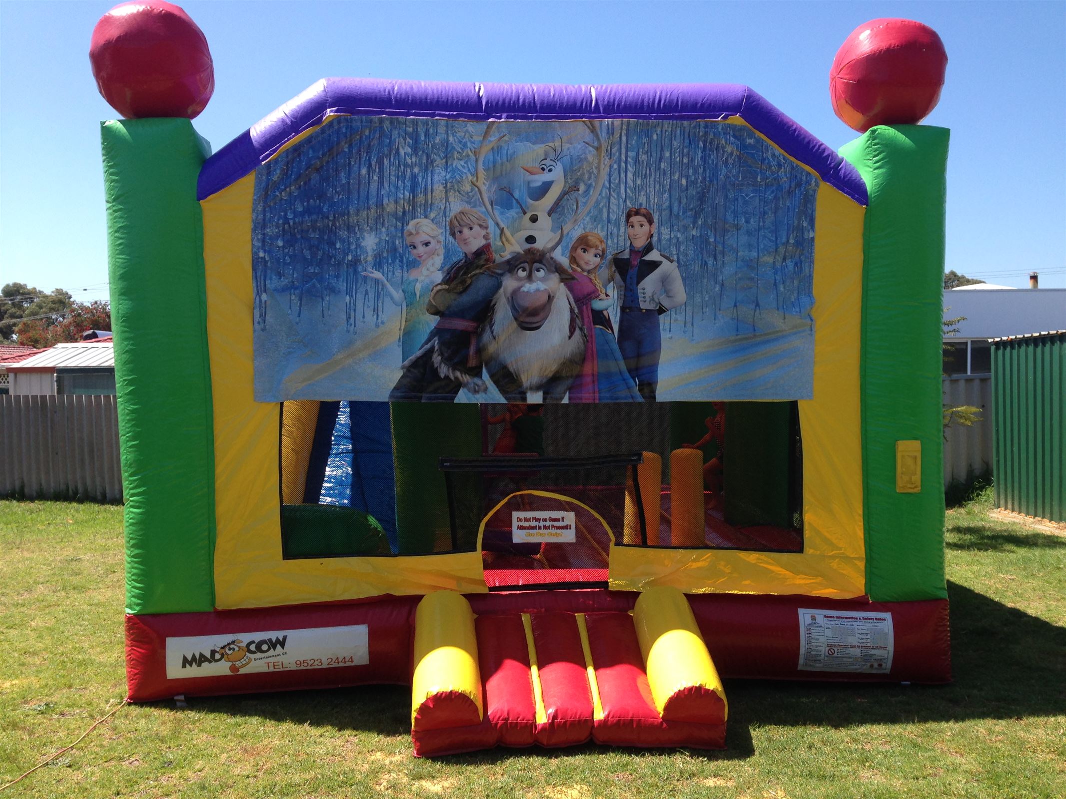 Bouncy Castle Hire Perth Bouncy Castles Perth Mad Cow