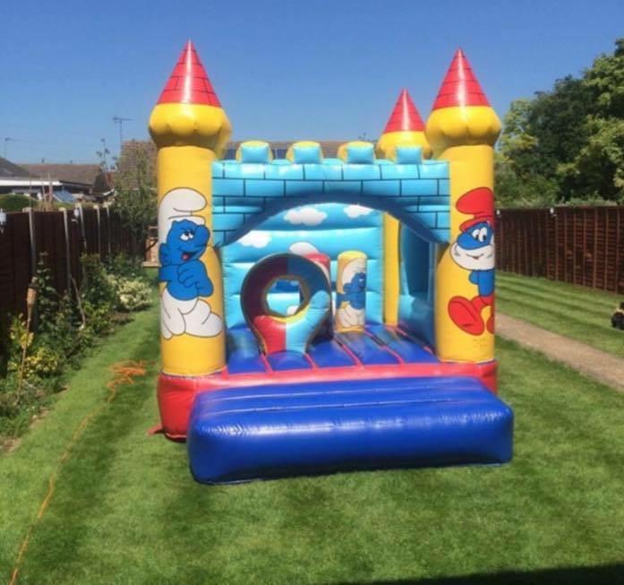 bouncy castle small garden