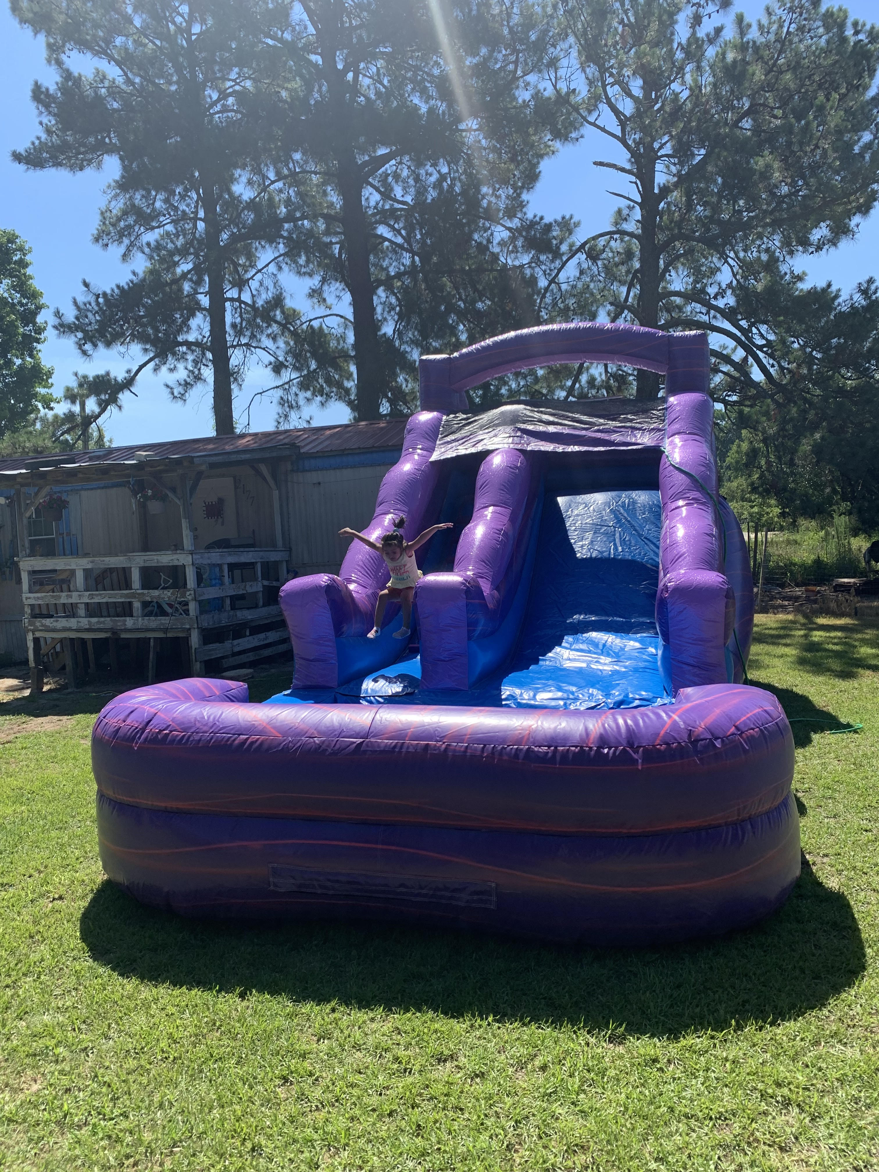 16ft Single Slide - Party Rentals in Albertson | 252 Jumper Party Rental