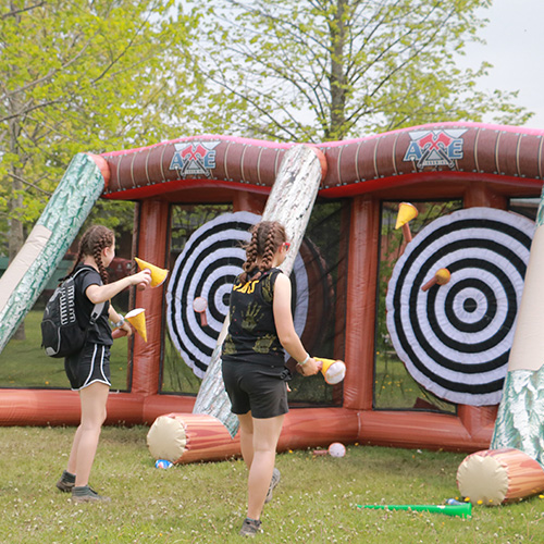 axe throwing inflatable