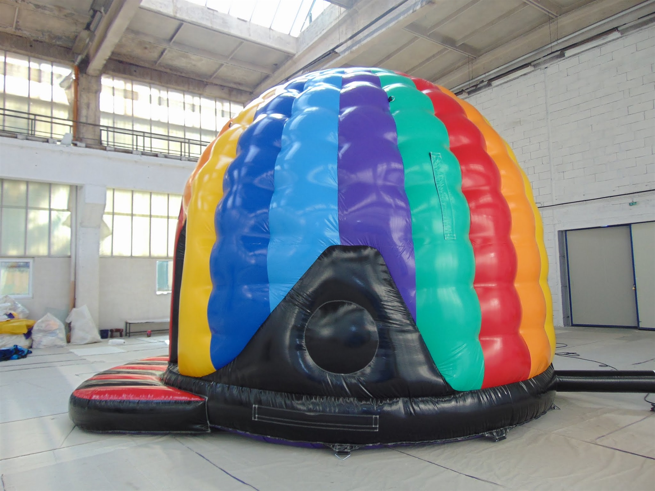 Disco Dome with Internal Slide - Bouncy Castle Hire in Leeds, Bradford ...