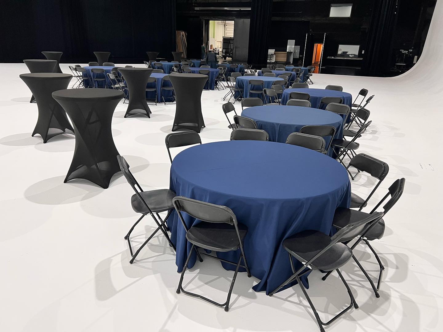 Black Folding Chairs Best Table & Chair Rentals service in Detroit & Surrounding Areas The