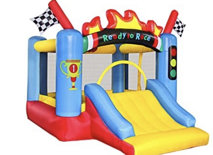 Toddler Bounce House (w/ racetrack rental only) Best Inflatable