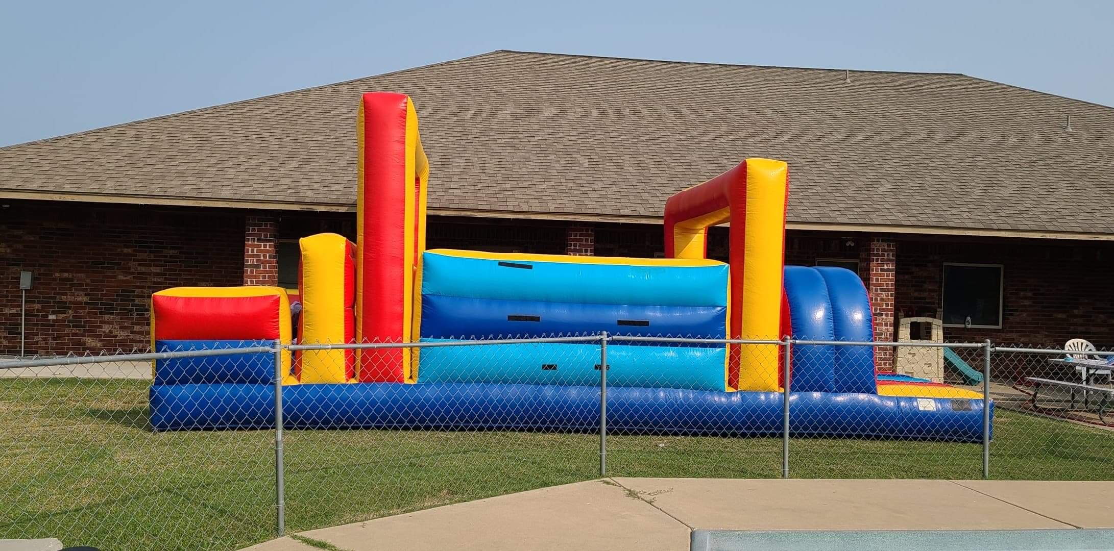 35 Ft Classic Obstacle Course Rental in Oklahoma