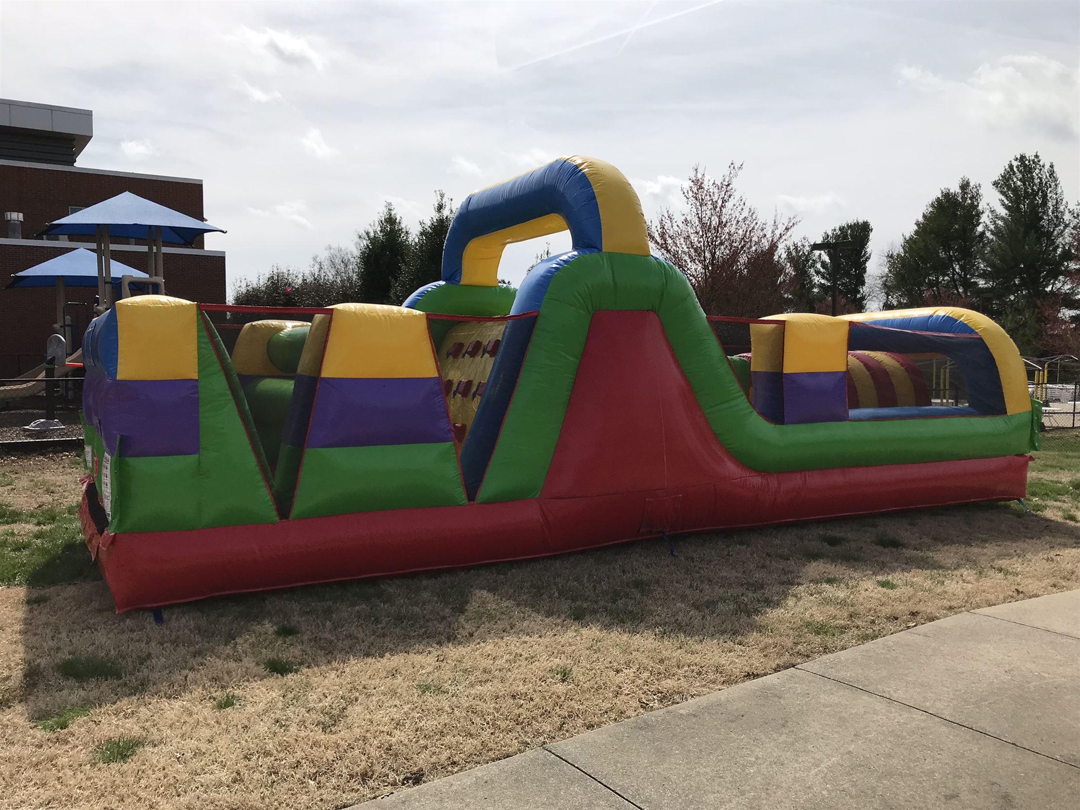 obstacle course bouncer rentals near me