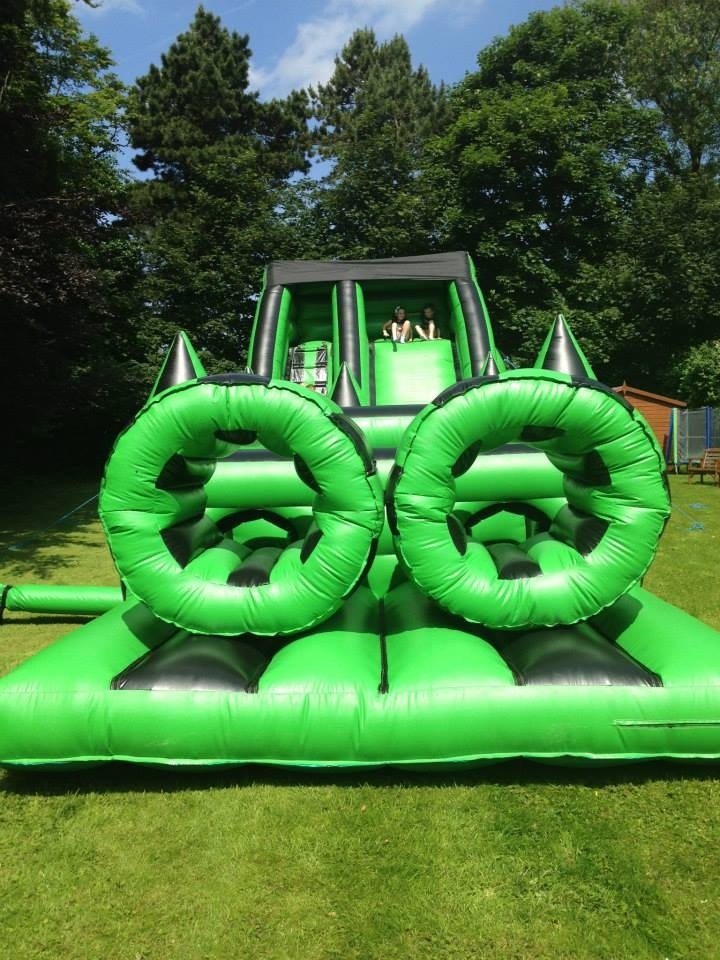 bouncy assault course hire