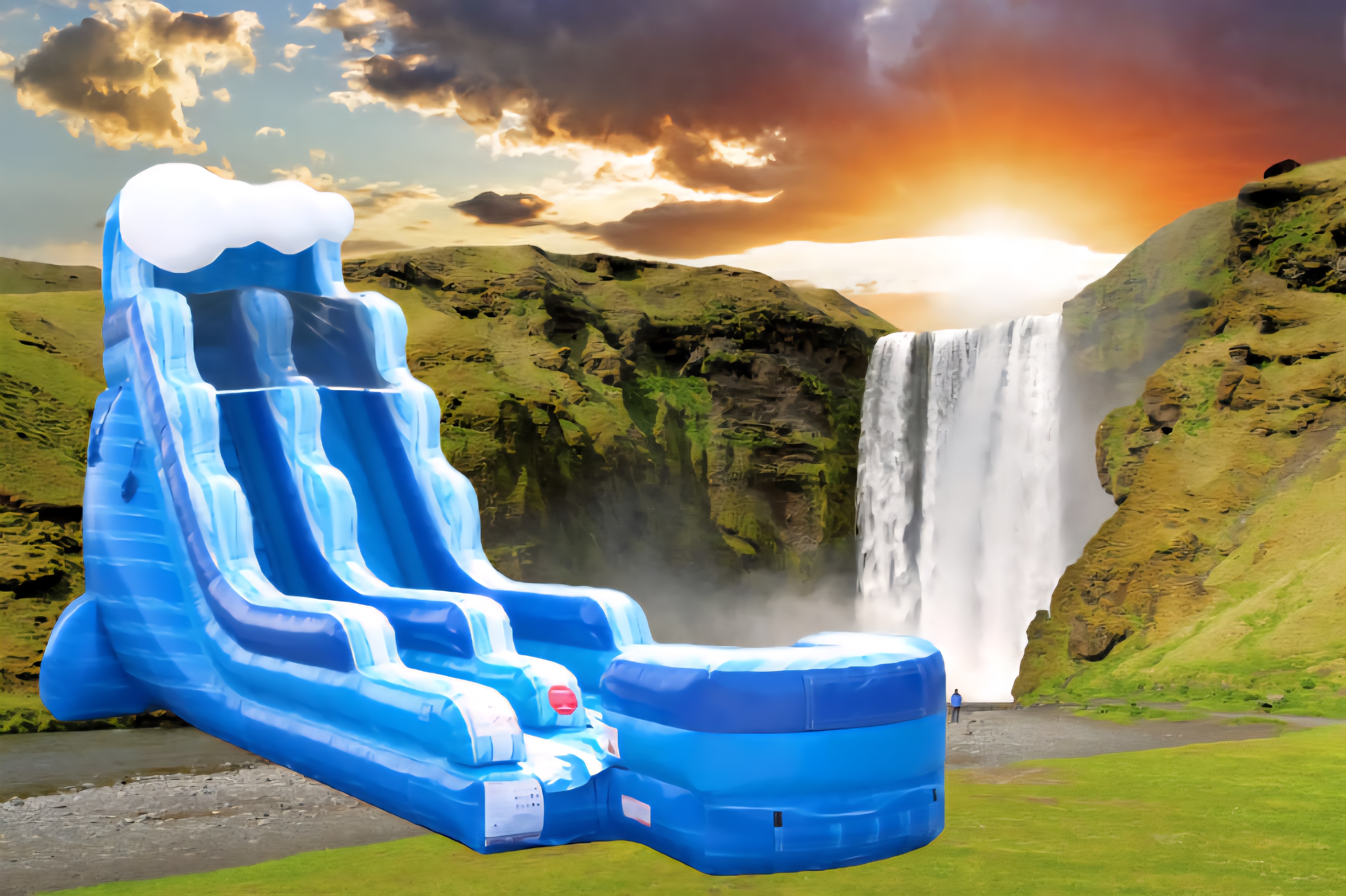 Water Slides - Bounce House Rentals in Pennsylvania | Aloha Moon Bounce
