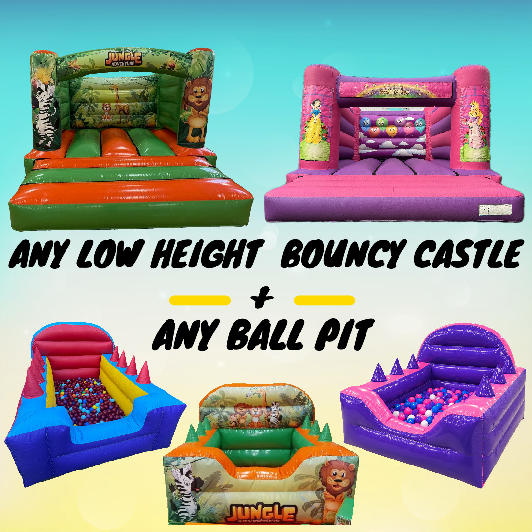Any Low Height Bouncy Castle + Ball Pit