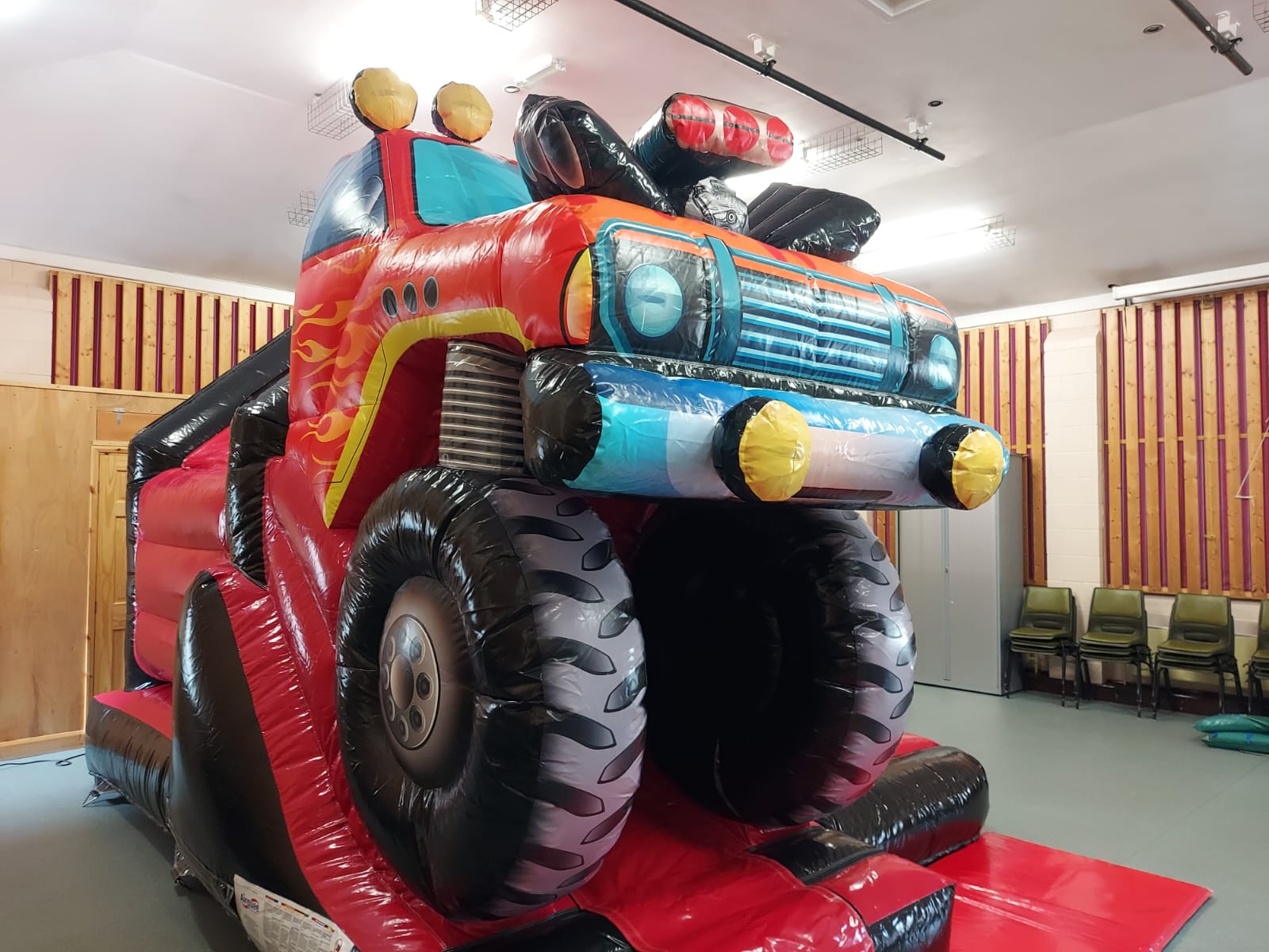 3D Monster Truck Combo Castle Bouncy Castle Hire in Nottinghamshire/Derby Connellans Castles