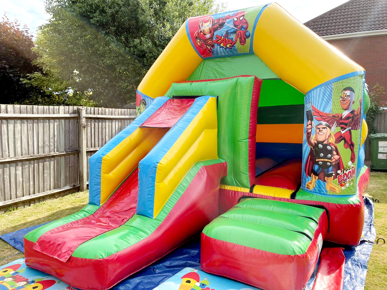 Marvel Bouncy Castle Hire Birmingham