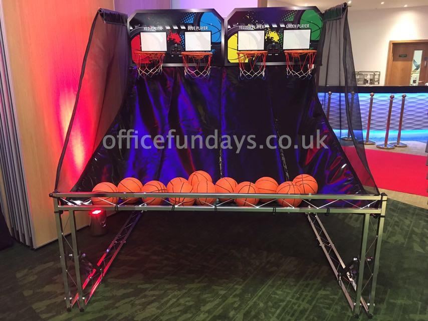 Basketball Challenge Game Basketball Game Hire Office Fundays