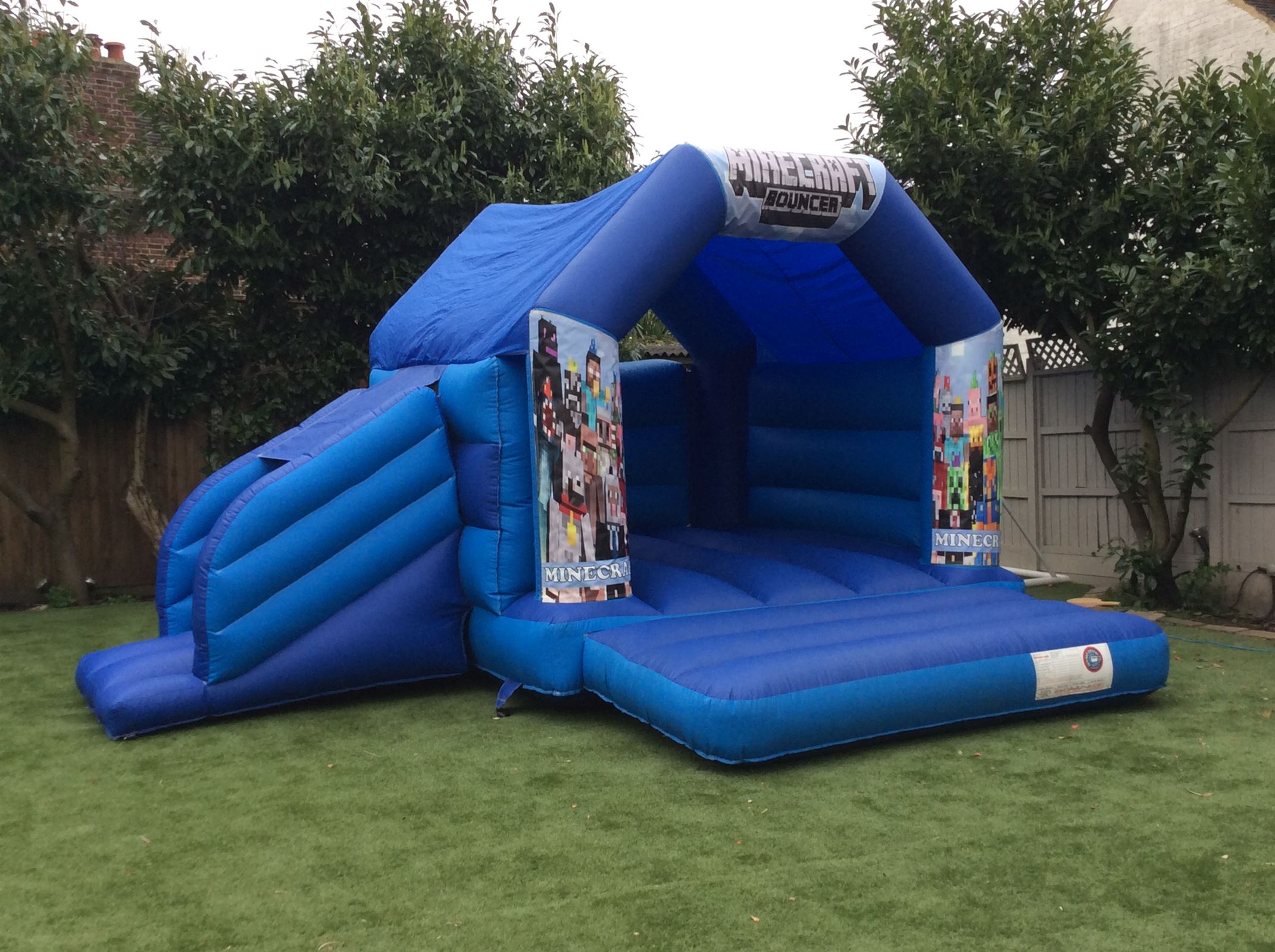 minecraft bouncy castle