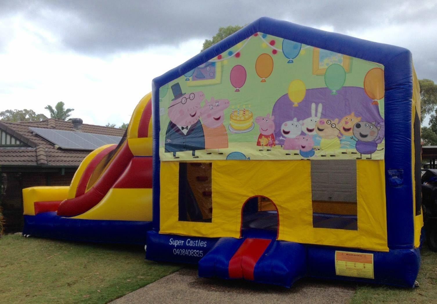 Large Banner Castles - Jumping Castle Hire in Mid North Coast