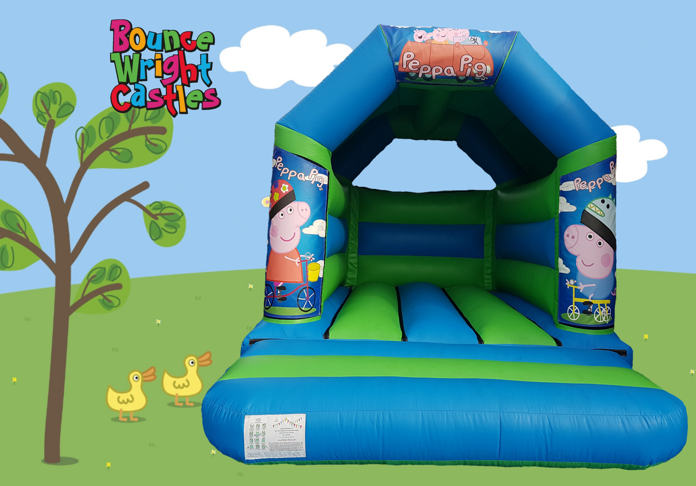 peppa pig bouncy castle hire