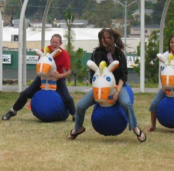 Pony hop best sale inflatable horse bouncer